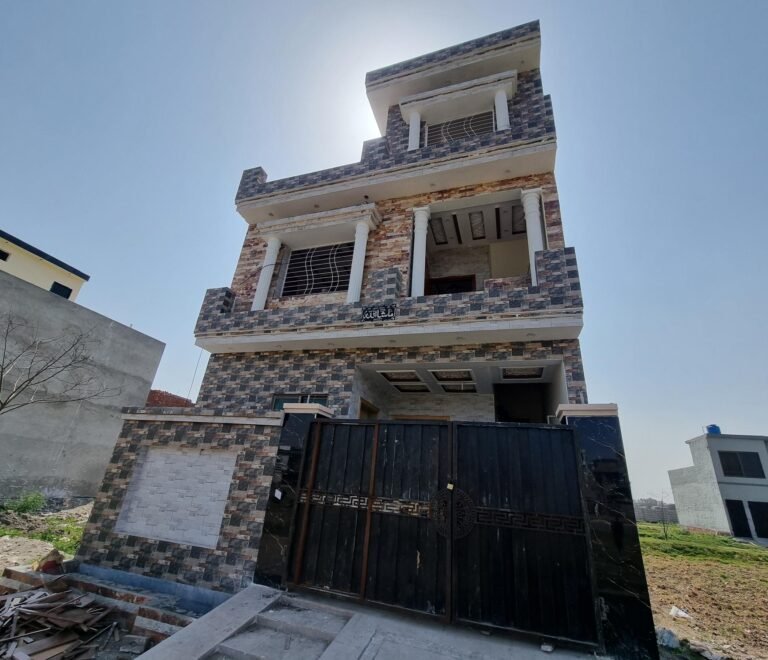 3.5 Marla Double-Story House – Nearing Completion